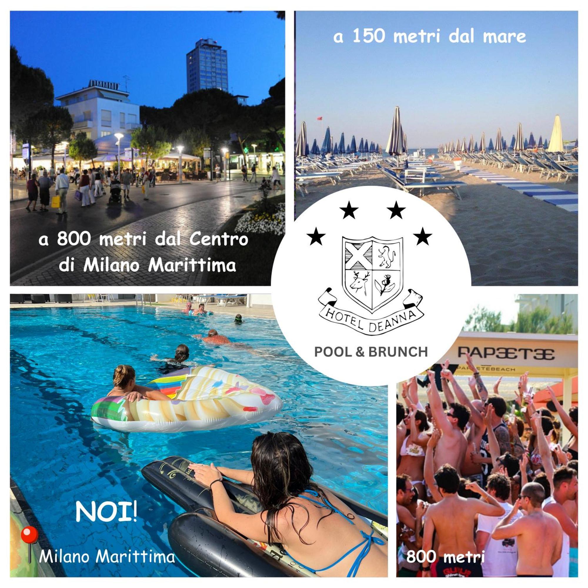 G&D Hotel Deanna Pool&Brunch Milano Marittima Eksteriør billede